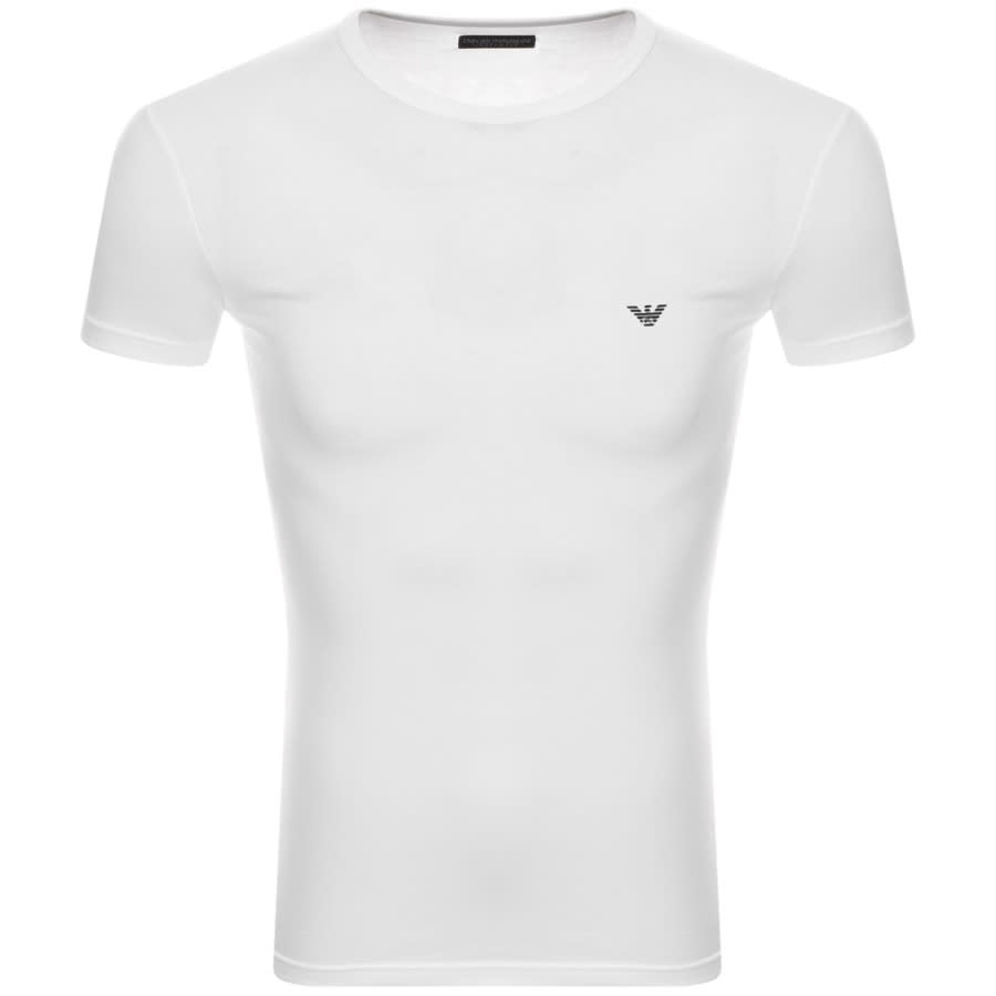 Alternative Image for ProductEmporio Armani Crew Neck Lounge T Shirt White2